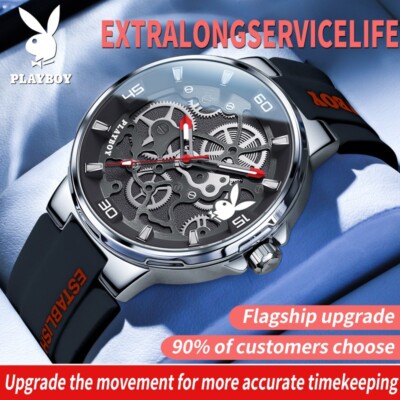 Watch PLAYBOY Men's Original 100% Waterproof Quartz Needle 3052-Y