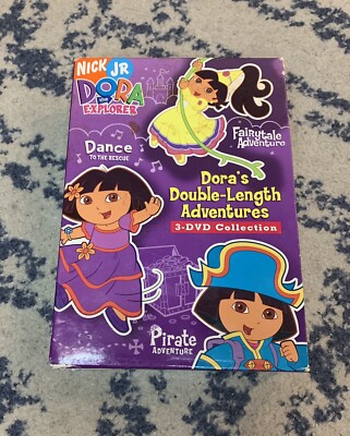 Dora the Explorer - Doras Double Length Adventures (DVD, 2005, 3