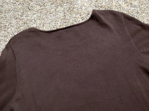 Judith Hart Collection Top Womens XL Brown Linen Blend Embroidered Sweater NEW - Picture 18 of 21