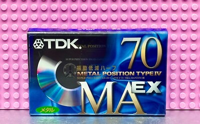 TDK  MA-EX    70     TYPE IV   1998  BLANK CASSETTE TAPE (1) (SEALED)