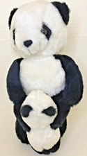 Vintage House of Lloyd Christmas Around the World 14" Mother Child Panda Plush