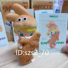 Crocodile Bread Authentic POP MART  Molly Carb Lover Baking Time Mini Figure Toy