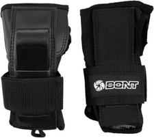 Bont Adult Wrist Guard Skate Pads Protection for Inline Skate, Small, Black