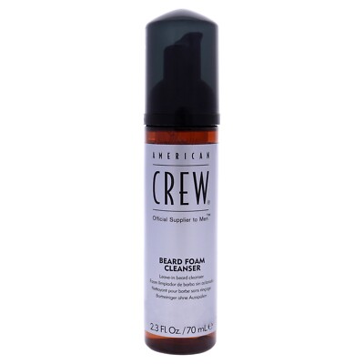 AMERICAN CREW BEARD FOAM LEAVE-IN CLEANSER 2.3 OZ SOFTENS CONDITIONS CLEANS