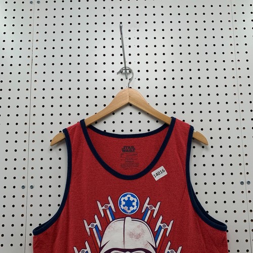 Star Wars Adult Darth Vader Red Sleeveless Top Size Large Front Graphic - Picture 11 of 17