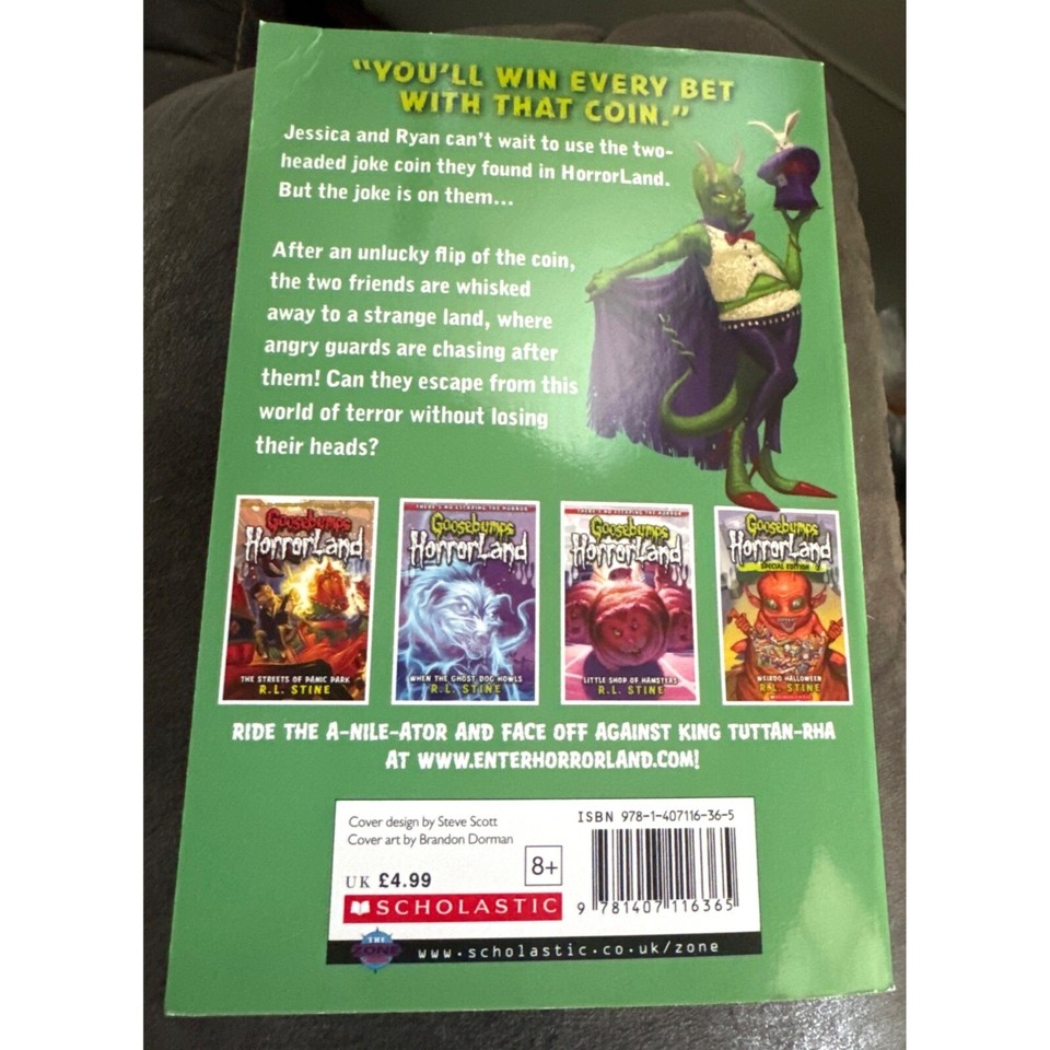 Heads, You Lose (Goosebumps Horrorland) By R.L. Stine 9781407116365 eBay