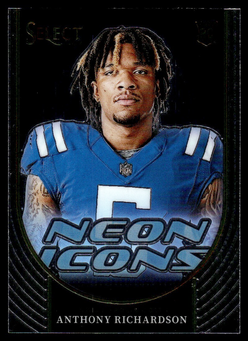 2023 Panini Select Neon Icons Anthony Richardson Rookie Indianapolis Colts