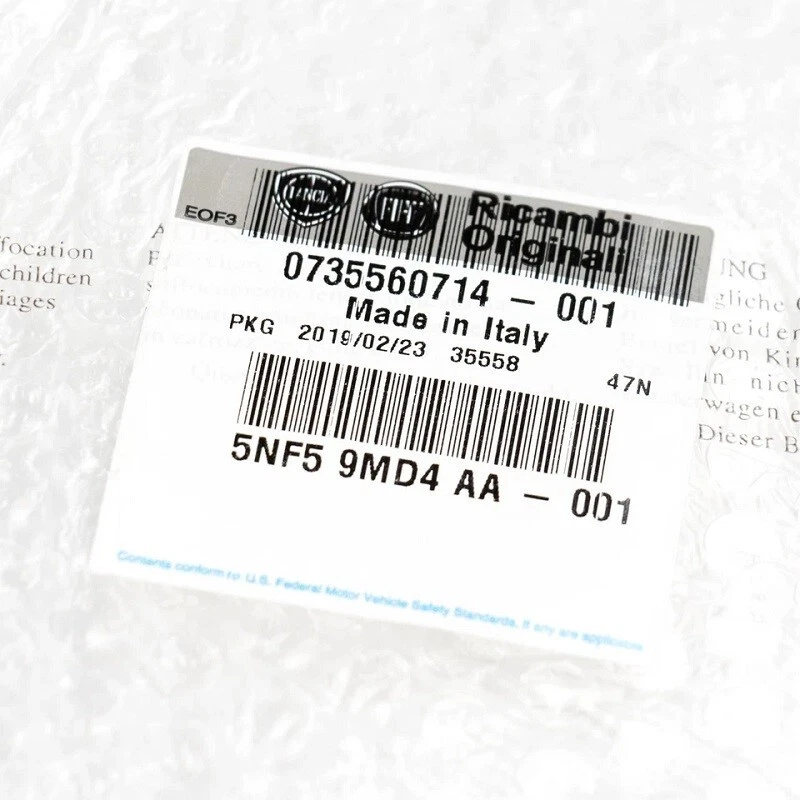 Coppa Ruota Copricerchio Originale FIAT 500L 2012 16 pollici 735560714 - Immagine 3 di 4