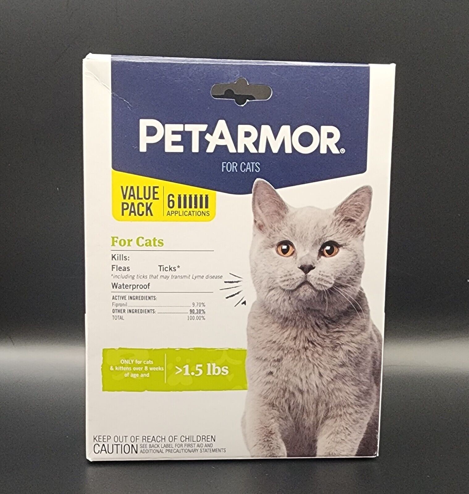  PetArmor Flea and Tick Treatment for Cats Value Pack of 6