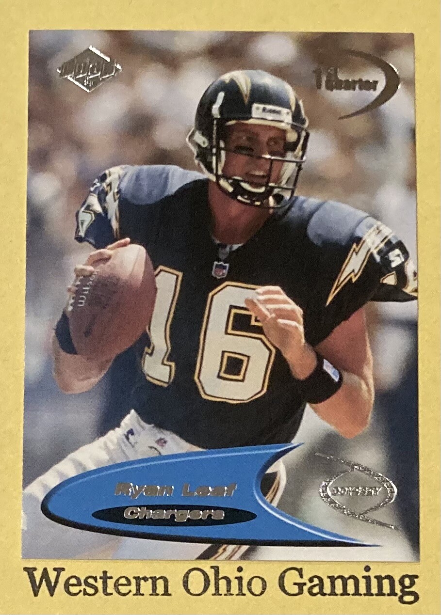 1998 Collector's Edge Odyssey Ryan Leaf #124 1st Quarter Rookie Card