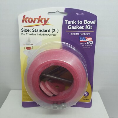 Lavelle Korky Tank to Bowl Gasket Kit  fits Standard 2''   #464