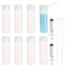 1set Transparent Cosmetic Soft Tube Plastic Lotion Shampoo Cream Squeeze