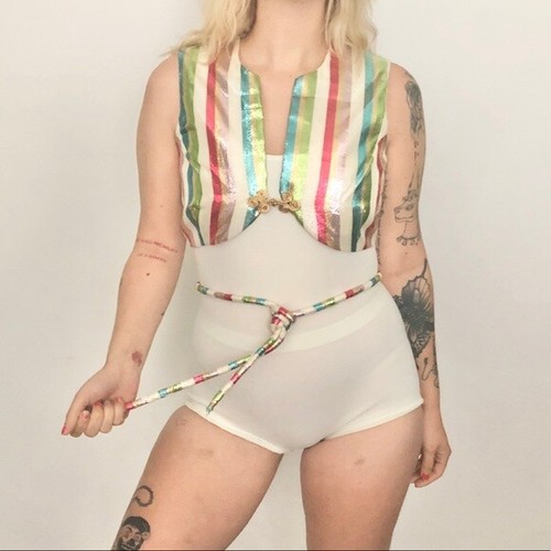 Vintage Women's pinup girl costume circus Moroccan