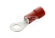 100 PACK RED 22-18 GAUGE AWG CAR POWER WIRE RING TERMINAL CONNECTORS CRIMP 10