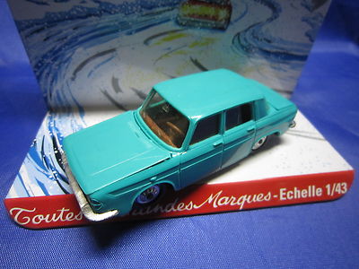 RENAULT DAUPHINE 1961 jaune Norev presse éch.1:43 TBE