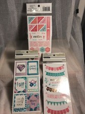 Recollections Scrapbook Planner Calendar Stickers Papercrafts 3 NEW Vacation