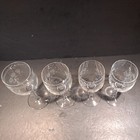 Set of 4 Encore by Tuscany Wine Glasses 7 3/4" cut Fuchsia design  — photo 6