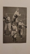 Dodgers Zack Wheat Rookie Bill Bergen Bill Davidson 1910 Spalding Gallery 
