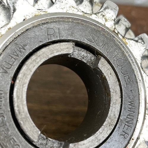 Vintage Suntour Winner Alloy Freewheel 19t 5 Speed 13 Tooth 5s PL Aluminum Race - Picture 8 of 12