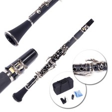 New Professional Flat B Tone Clarinet with Case  Accessories
