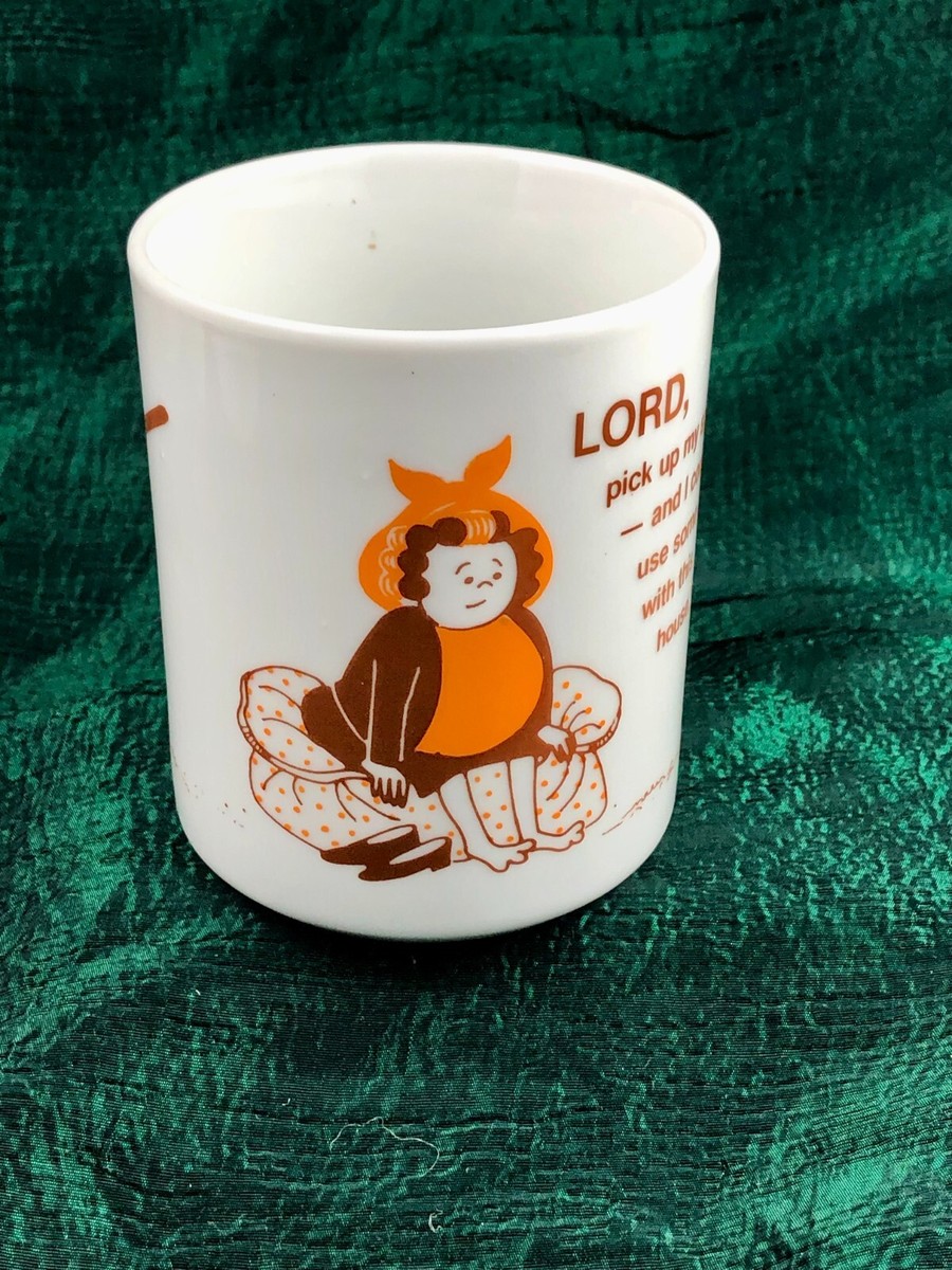 ABBEY PRESS COFFEE MUG "LORD, PICK UP MY SPIRITS & SOME HELP WITH THIS  HOUSE" | eBay