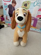 Disney Lady  The Tramp " Lady " Plush Stuffed Animal Dog Puppy Toy 11"