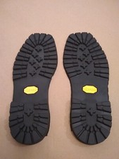Vibram 1136 15 Iron Roccia Full Sole Black Yellow Label All Sizes 