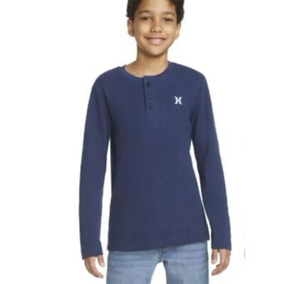 Hurley Boy's Classic Crew Neck Graphic Logo T-Shirt 2Pk (Blue/White, 18/20)  - Walmart.com Hurley TシャツHenley T-shirtボーイズ