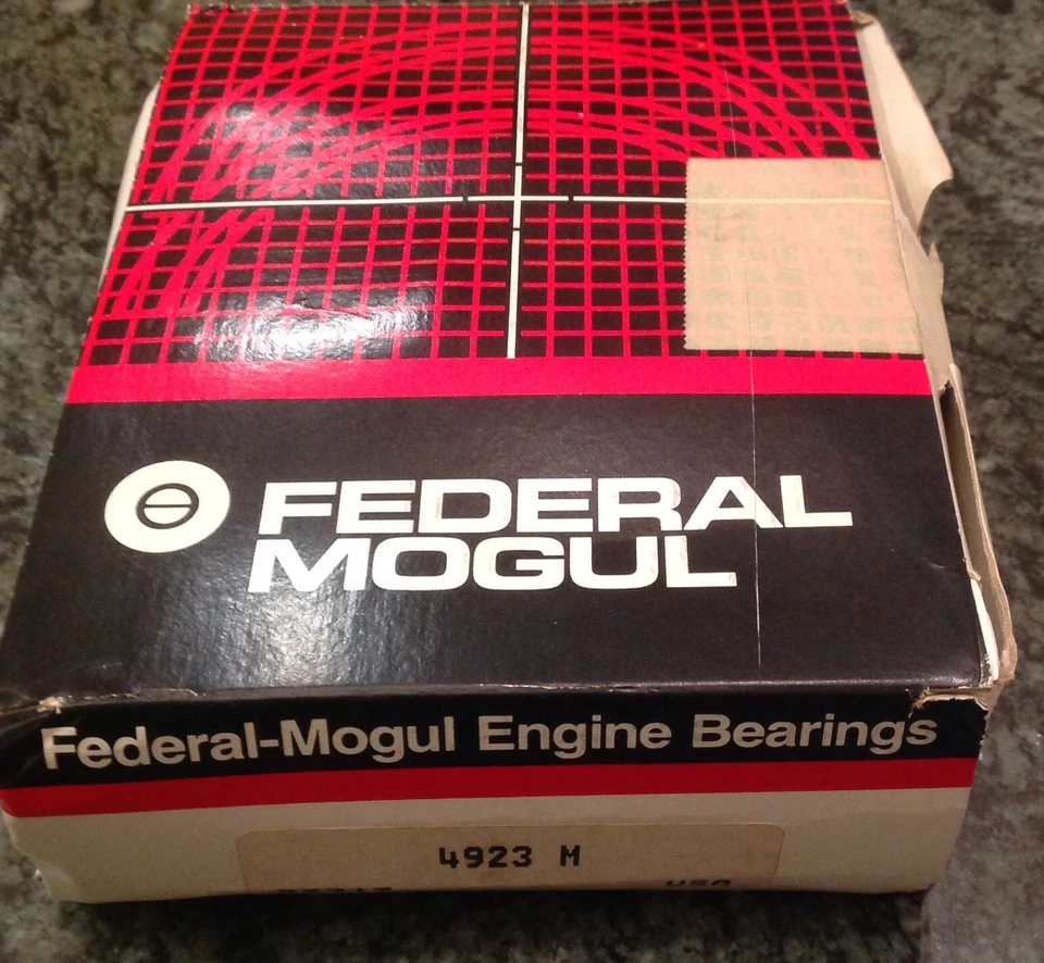 Комплект главных подшипников коленчатого вала двигателя 68-81 Plymouth Dodge Fury Charger Cuda 4923M - Изображение 3 из 4