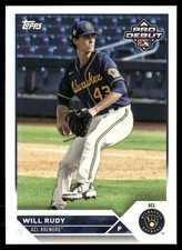 Will Rudy 2023 Topps Pro Debut ACL Brewers #PD-150