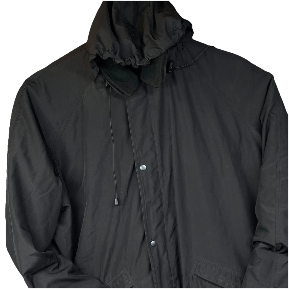 Chaqueta Abrigo Kenneth Cole 2 en 1 Parka Forro Polar Repelente de Manchas de Lluvia Negra XXL Foto 4 de 4
