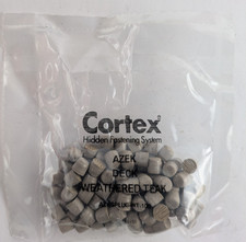 AZEK Cortex Weathered Teak Decking Fastener Plugs 100ct 1/4" Genuine OEM