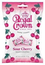Regal Crown Sour Cherry, 6.25 Ounce Bag Pack of 1 , Individually Wrapped...