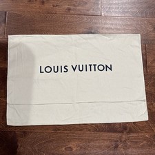 Louis Vuitton Dust Bag Envelope Flap Style White/Cream 15  x22  Large 1 Piece 
