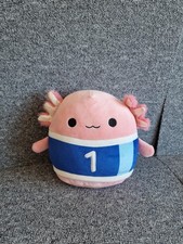 Squishmellows Archie The Axolotl Soft Toy 7.5 Inches Soccer Jersey Pink & Blue