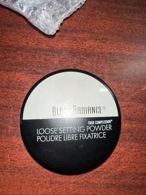 Black Radiance True Complexion Loose Setting Powder, 8040 Banana, 0.52 oz - NEW!