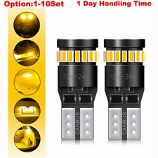 Auxito T10 Led License Plate Light Bulbs Bright 3000k Amber Lamp 168 2825 194 Auxito T10 Led License Plate Light Bulbs Bright 3000k Amber Lamp 168 2825 194