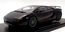 AutoArt 1/18 Scale 74582 - Lamborghini Gallardo Superleggera - Met Black