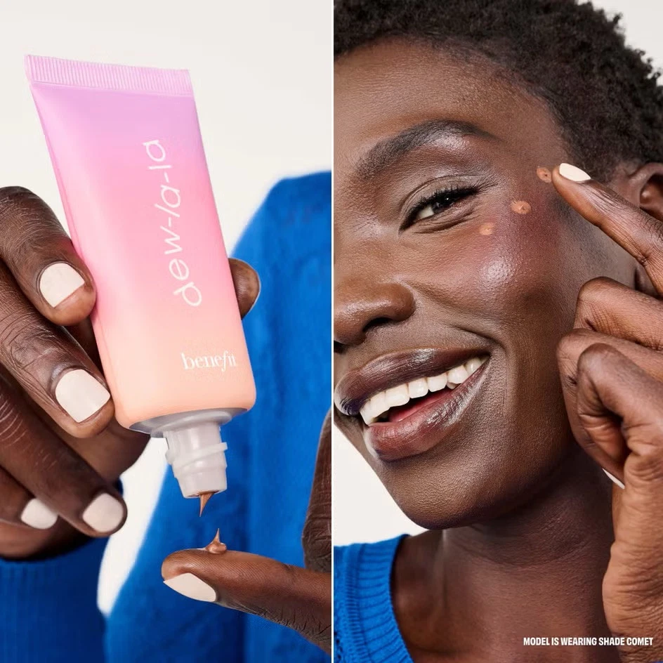 Benefit: Dew-la-la Liquid Glow Highlighter 25ml (Comet - Deep) (RRP:£34) BNIB - Image 2 of 3