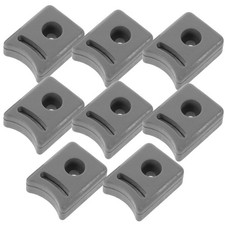 8 Pcs Shower Door Bumper Stop Bathing Hardware Bottom Mount Guide