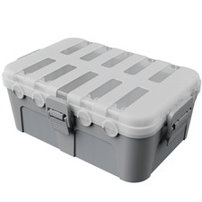 Outdoor Electrical Box with Transparent Lid, Waterproof Extension Cords Cover