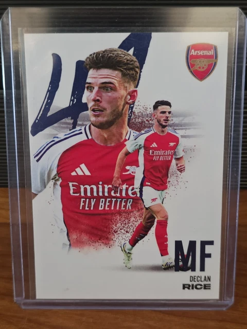 2024-25 Futera Club Fx Arsenal Fc Portrait Declan Rice 4/7