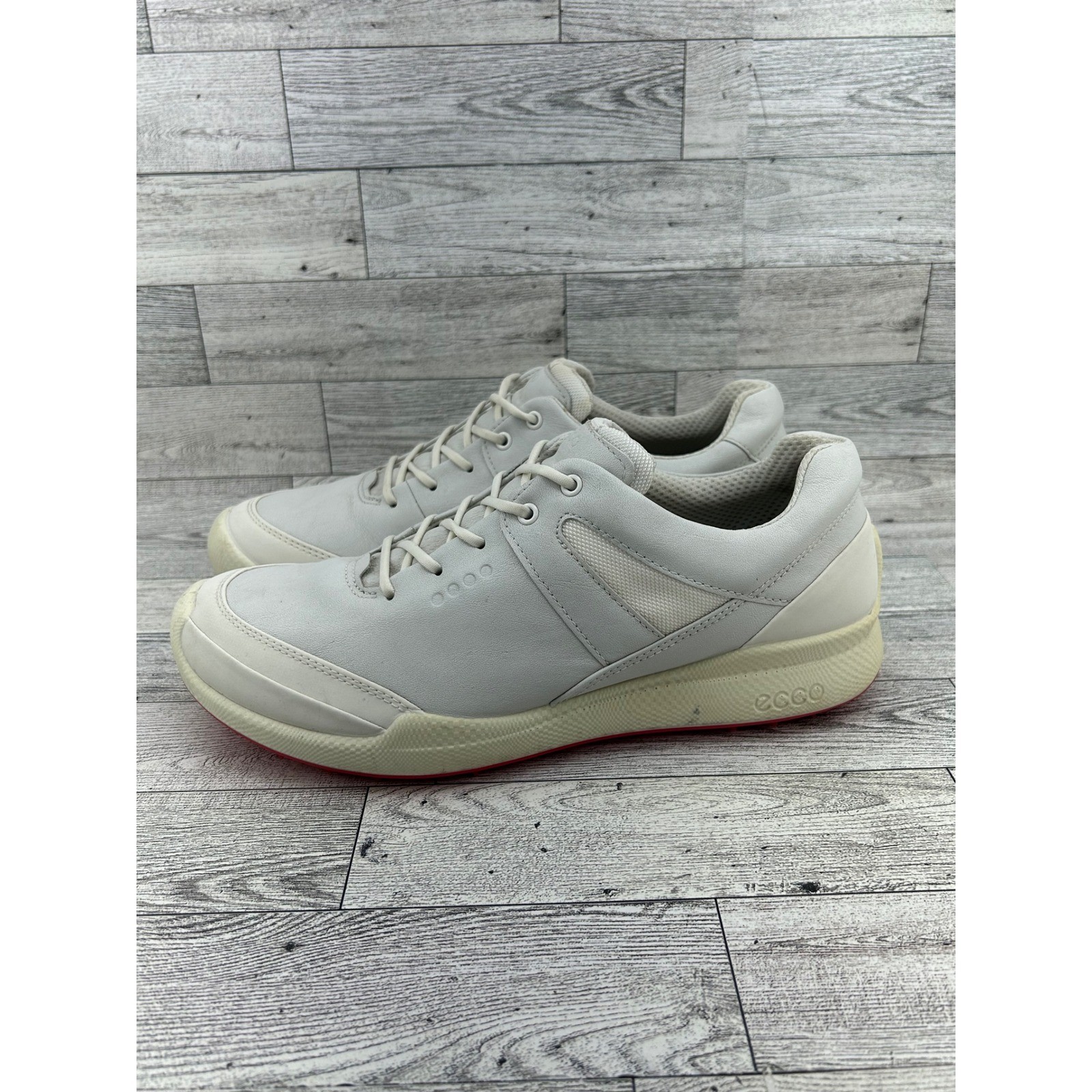 Ecco Golf S-Three White Leather Spikeless Shoes Women Sz 9-9.5 10058350874 image 5