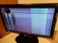 BAD SCREEN, For PARTS Sharp LC-19SB24U 19" LCD TV 720p