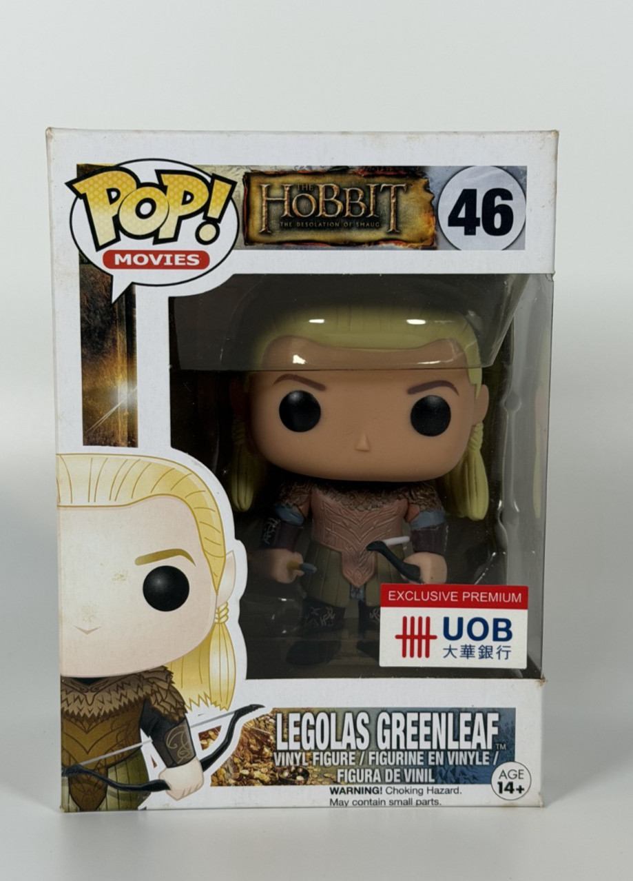 Funko Pop! Legolas Greenleaf #46 - The Hobbit | Pop Movies | Rare UOB Sticker!!