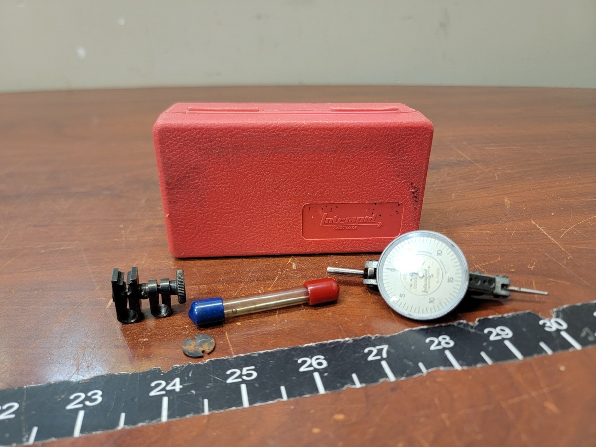 Interapid 312B-1 Dial Indicator 74 111370 Swiss Made w/ Case | eBay