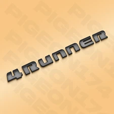 Rear Liftgate Emblem Overlay For 4runner Accessories Black Trunk Badge 2010-2024