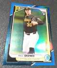 2024 Bowman Chrome Blue Refractor Parallel Rookie Card Paul Skenes #'ed 091/150!