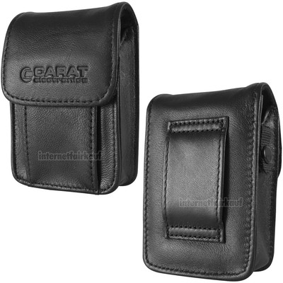 Gürteltasche Kameratasche passend für Canon IXUS 255 HS 265 HS - Leder Etui