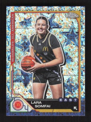 Lara Somfai 2025 Topps Chrome McDonald s All American McFlurry Refractor #23